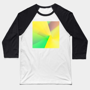 yellow green pink abstract texture Baseball T-Shirt